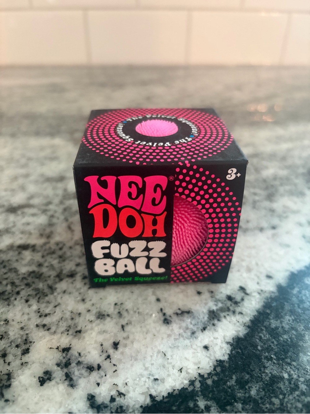 Nee Doh Blue Fuzz Ball  NEW Authentic Sealed NeeDoh Fuzzball teacher gift - Picture 3 of 7